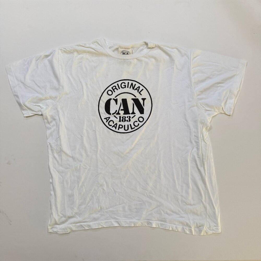 Rare Vintage 1980s Aca Cancun - ACA Joe - Acapulco Joe - Graphic T-Shirt Mens XL